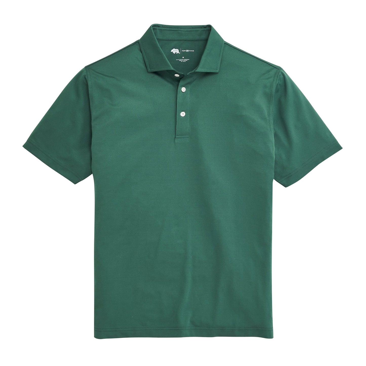 Onward Reserve Solid Performance Pique Polo - Smoke Pine