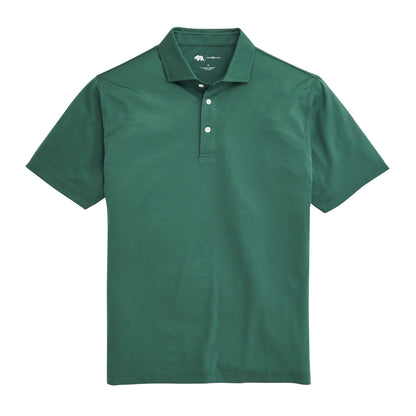 Onward Reserve Solid Performance Pique Polo - Smoke Pine