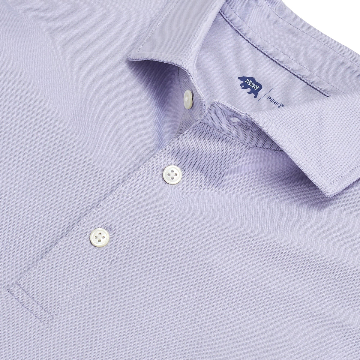 Onward Reserve Solid Performance Pique Polo - Cosmic Sky