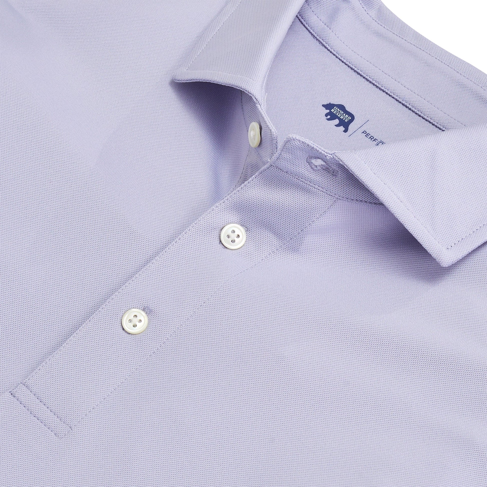 Onward Reserve Solid Performance Pique Polo - Cosmic Sky