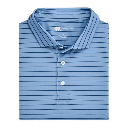 Onward Reserve Tourney Stripe Performance Pique Polo - Endless Sky