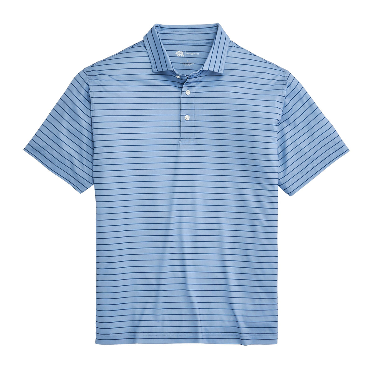 Onward Reserve Tourney Stripe Performance Pique Polo - Endless Sky