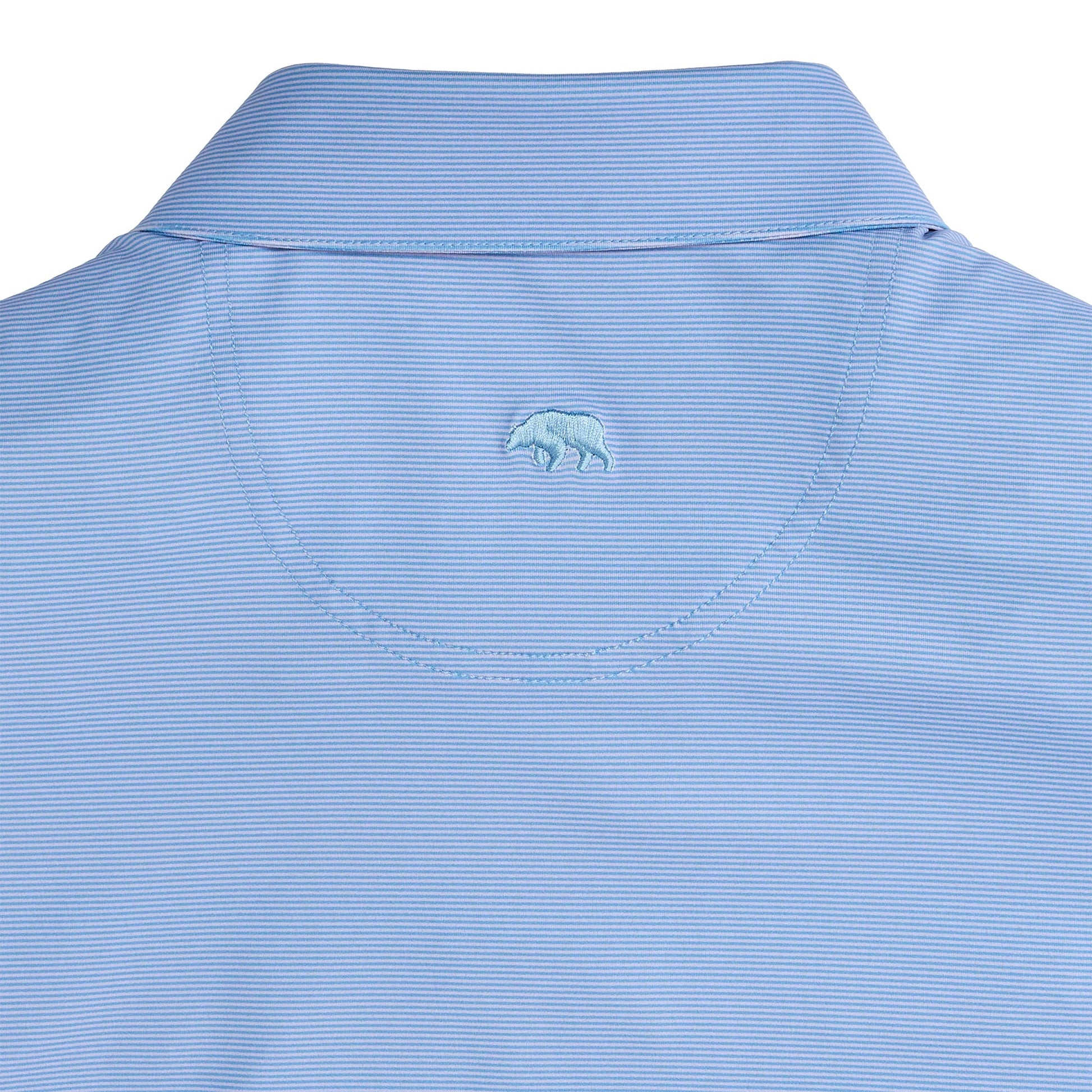 Onward Reserve Hairline Stripe Performance Polo - Cosmic Sky