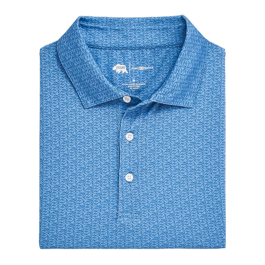 Onward Reserve Bevy Printed Performance Polo - Endless Sky