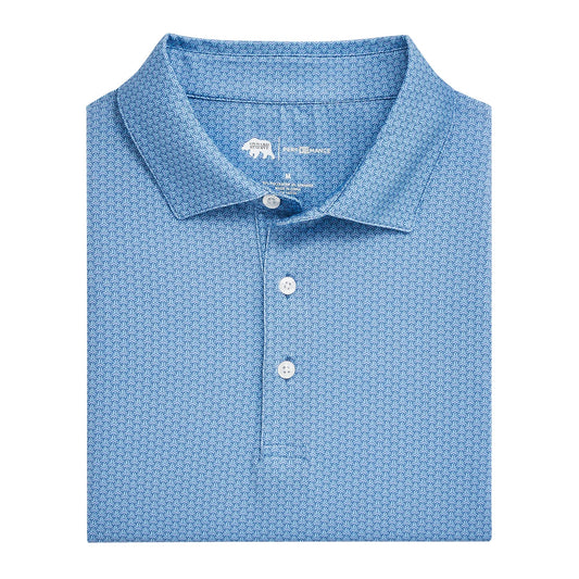 Onward Reserve Bonnie Printed Performance Polo - Cosmic Sky