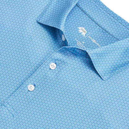 Onward Reserve Bonnie Printed Performance Polo - Cosmic Sky