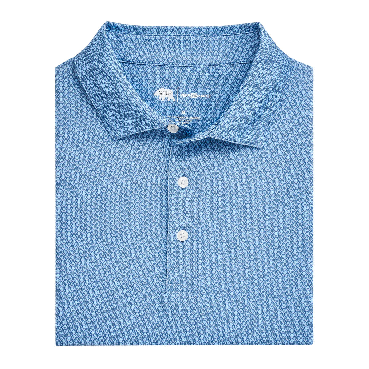Onward Reserve Bonnie Printed Performance Polo - Cosmic Sky
