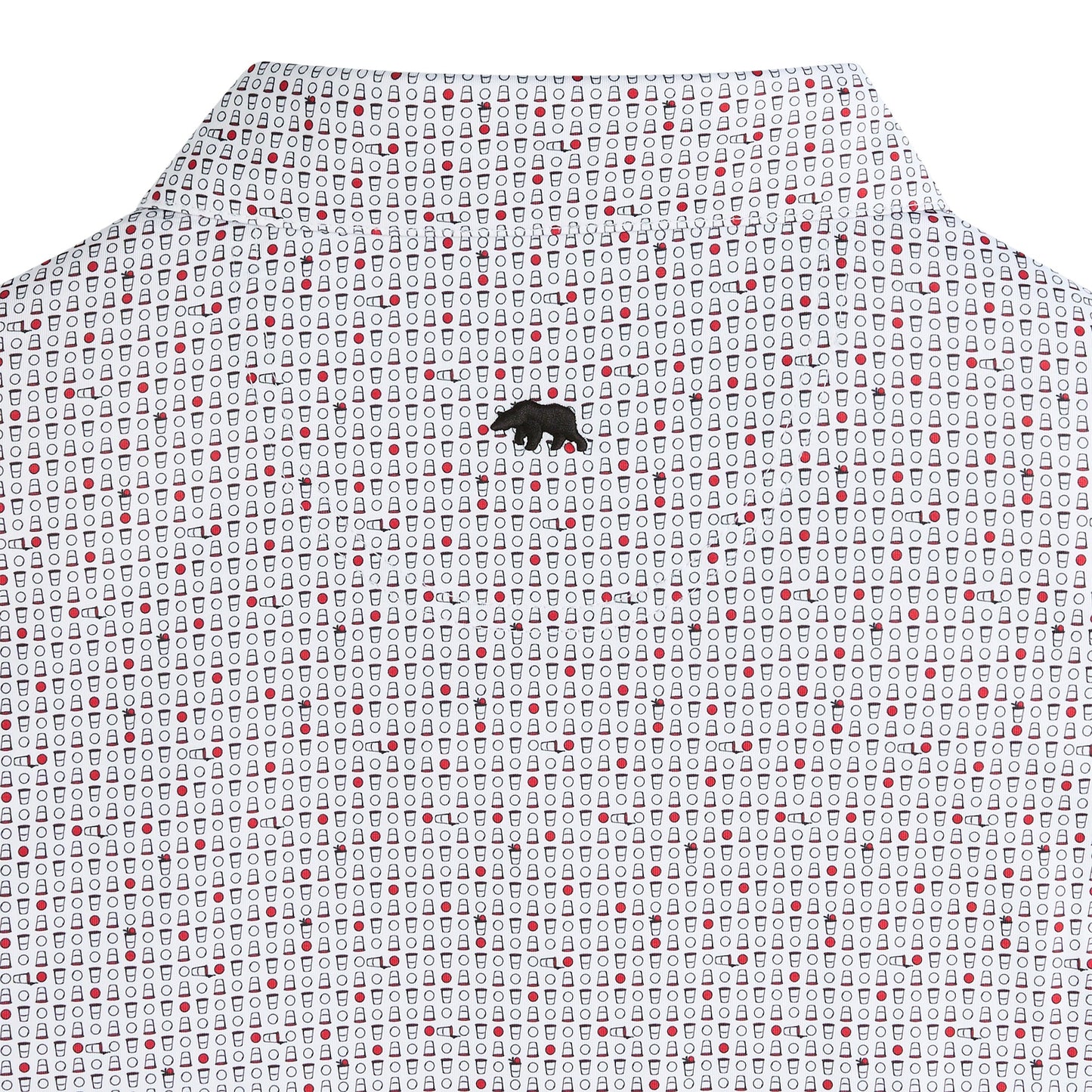 Onward Reserve Tailgate Games Printed Performance Polo - Red