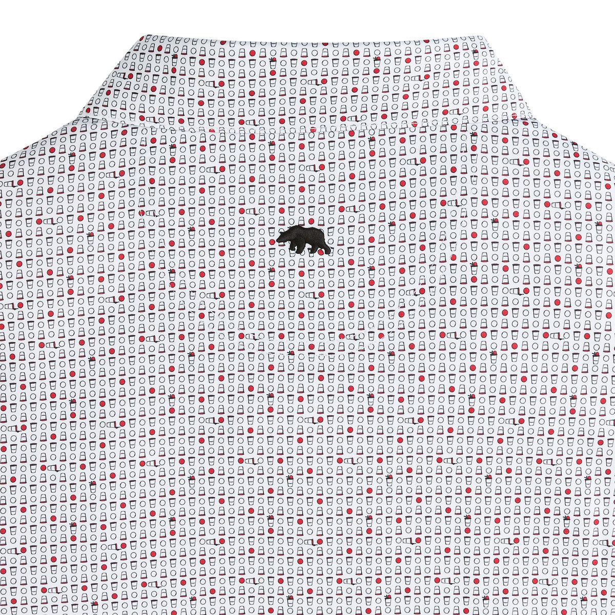 Onward Reserve Tailgate Games Printed Performance Polo - Red