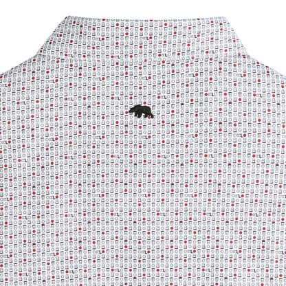 Onward Reserve Tailgate Games Printed Performance Polo - Red