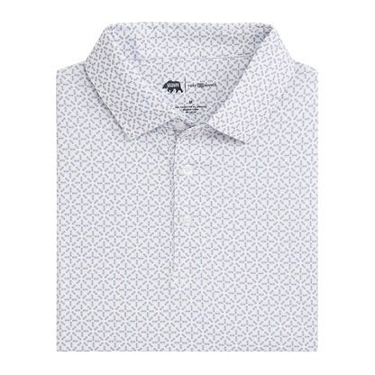 Onward Reserve Gameday Printed Performance Polo - White