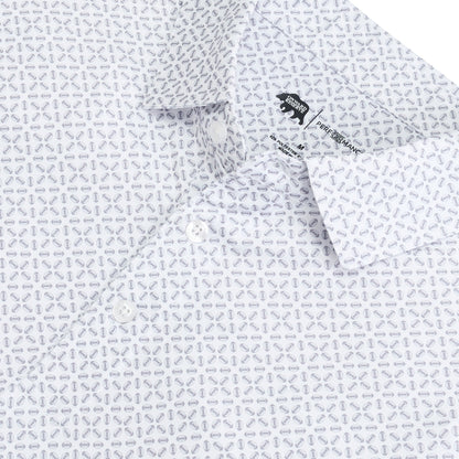 Onward Reserve Gameday Printed Performance Polo - White
