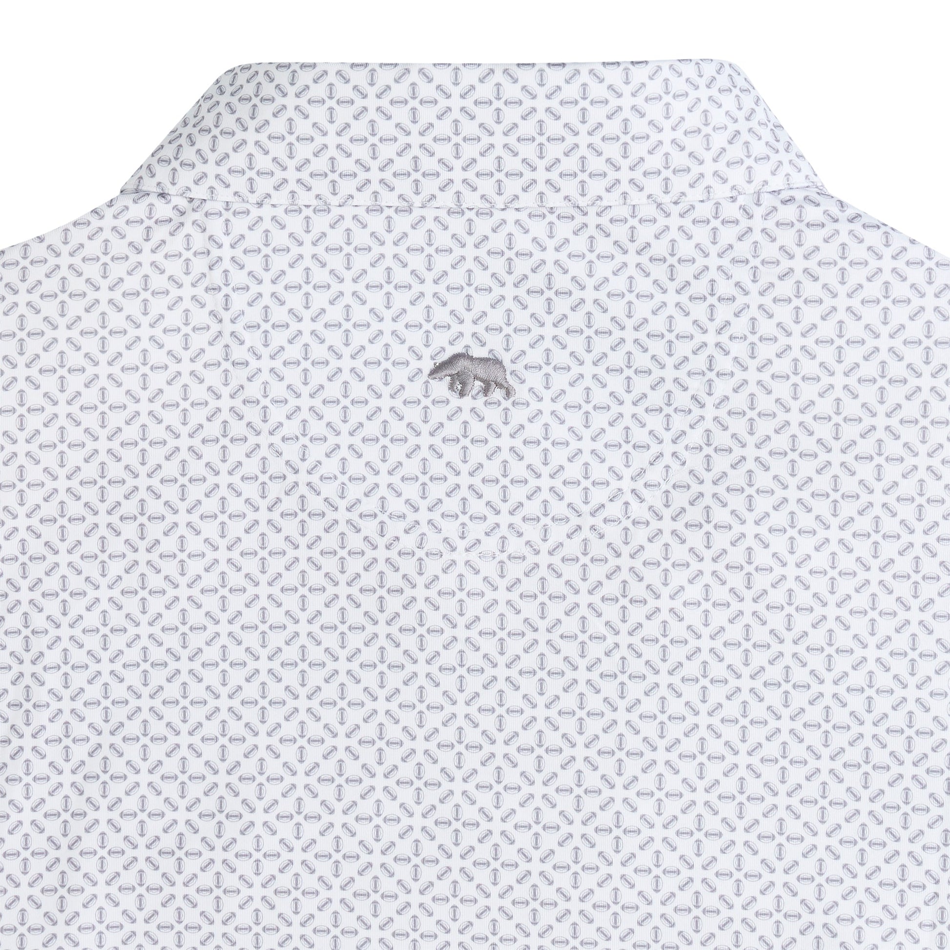 Onward Reserve Gameday Printed Performance Polo - White