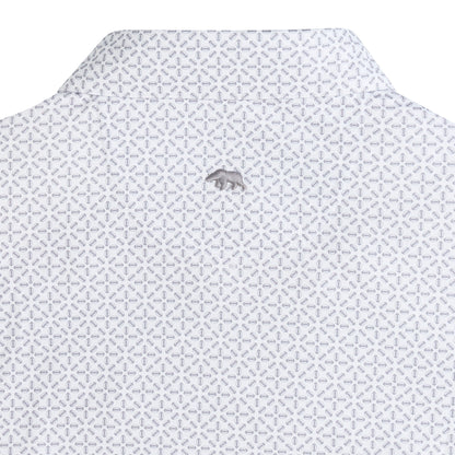 Onward Reserve Gameday Printed Performance Polo - White