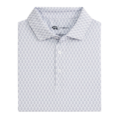 Onward Reserve Tents Printed Performance Polo - White