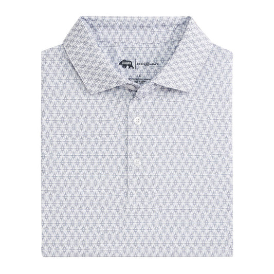 Onward Reserve Tents Printed Performance Polo - White
