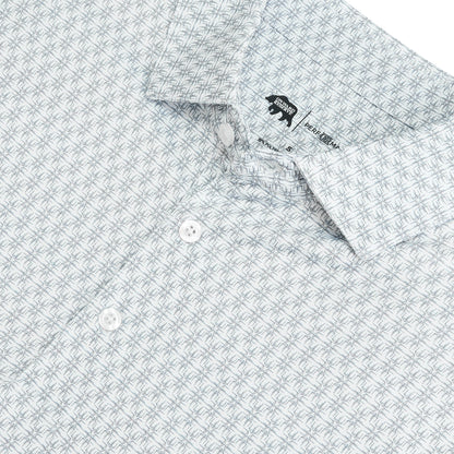 Onward Reserve Tents Printed Performance Polo - White