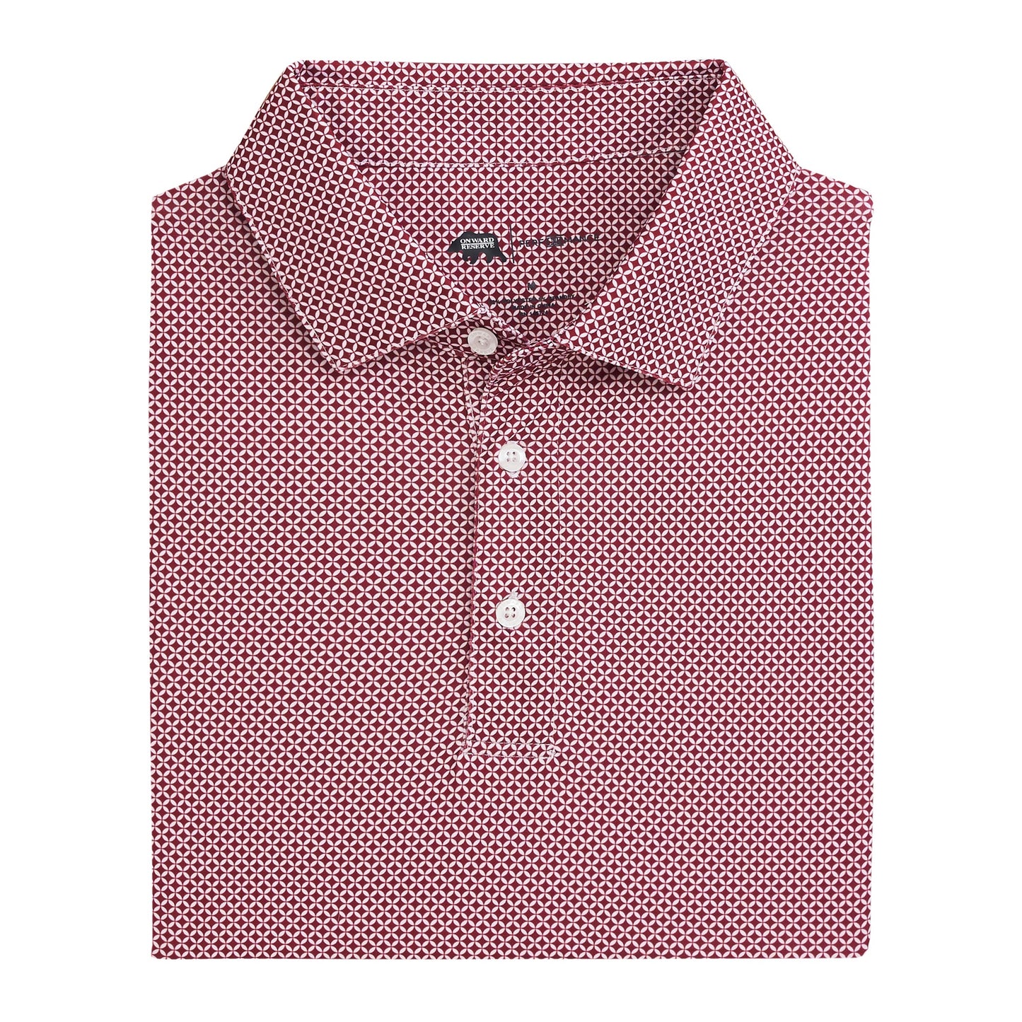 Onward Reserve Scope Performance Polo - Maroon