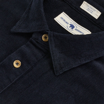 Onward Reserve Stretch Cord Half Button Shirt - Titan