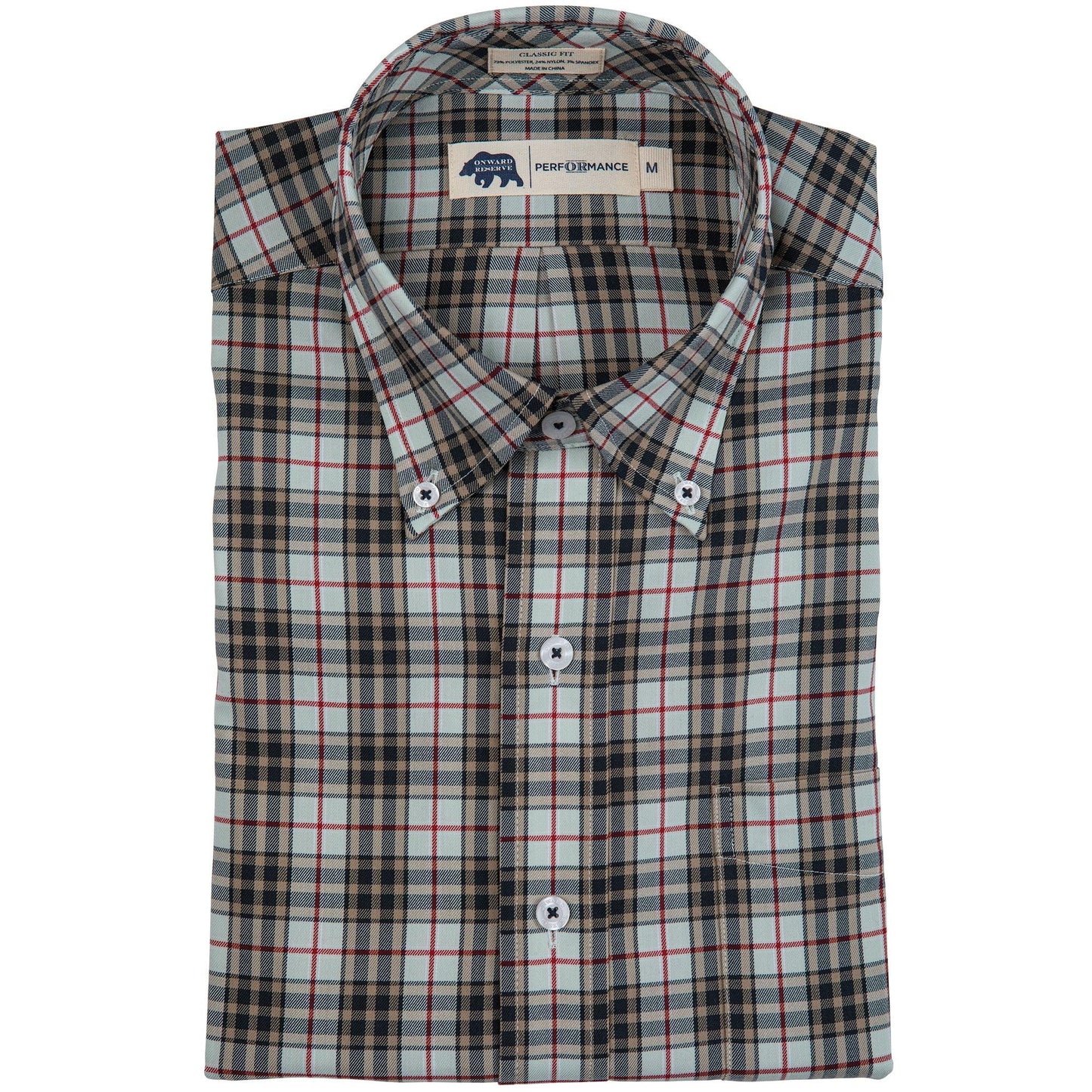 Onward Reserve Prince Tailored Fit Performance Twill Button Down