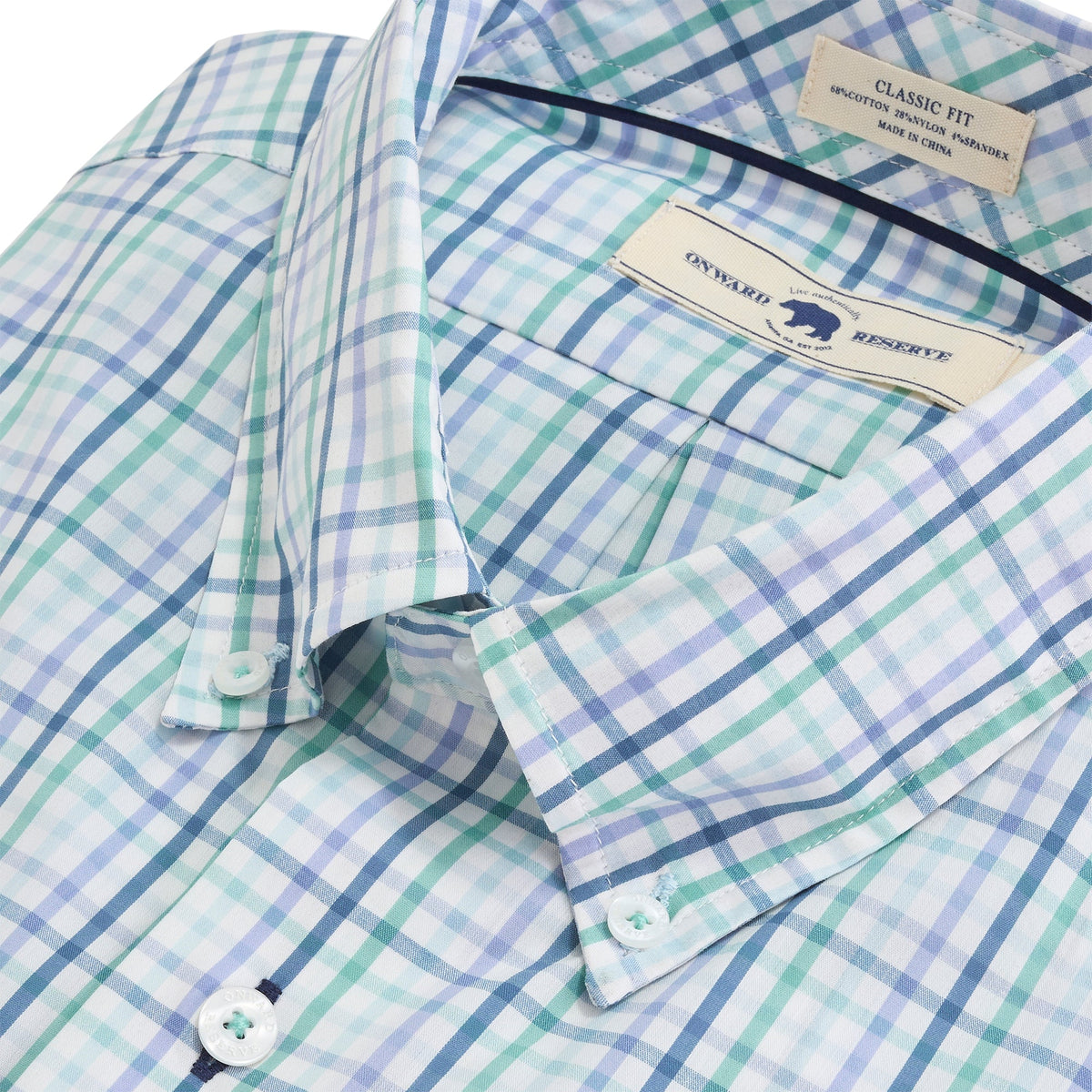 Onward Reserve Lucian Classic Fit Quad Button Down