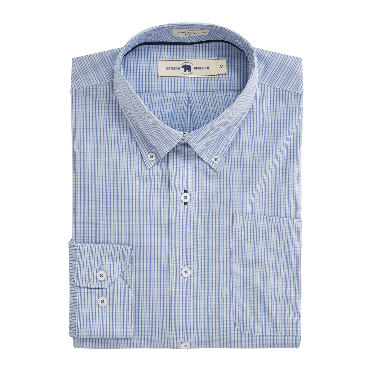 Onward Reserve Sanders Classic Fit Quad Button Down