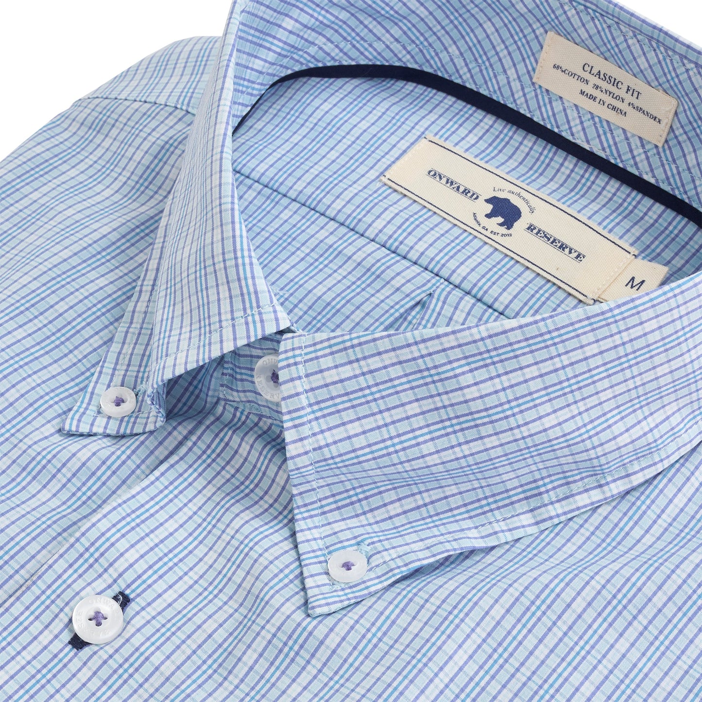 Onward Reserve Sanders Classic Fit Quad Button Down