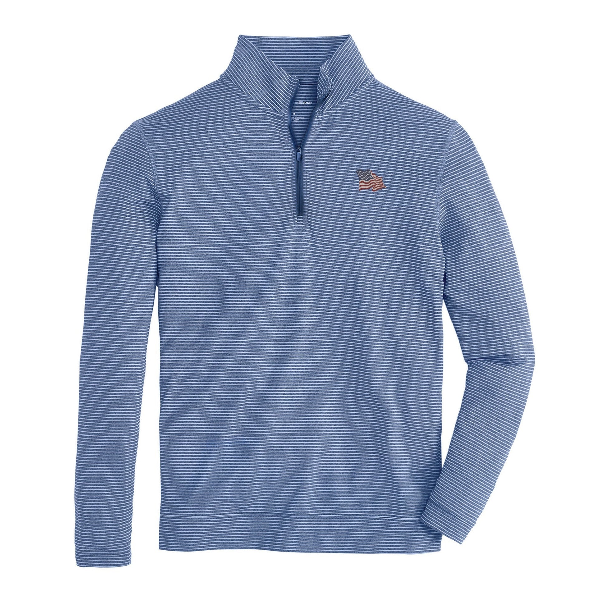 Onward Reserve Vintage Flag Flow Stripe Pullover- Delft