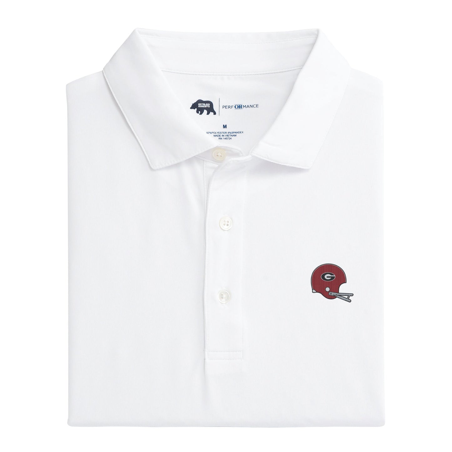 Onward Reserve UGA Vintage Helmet Solid Performance Polo