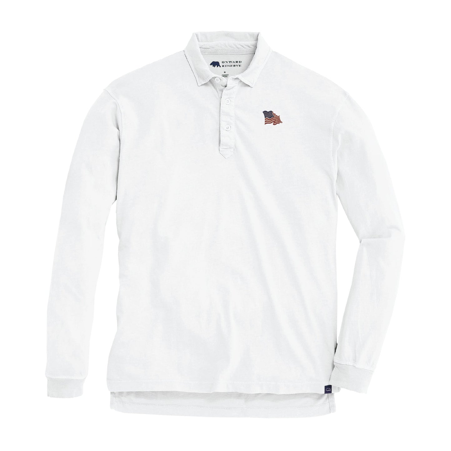 Onward Reserve Vintage Flag Perry Long Sleeve - White