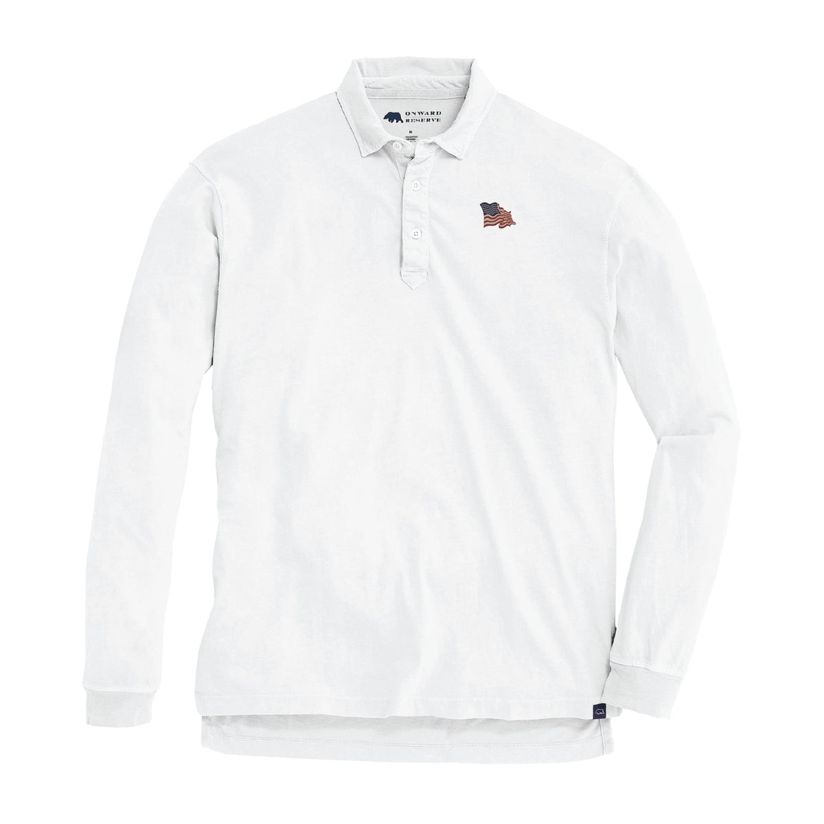 Onward Reserve Vintage Flag Perry Long Sleeve - White
