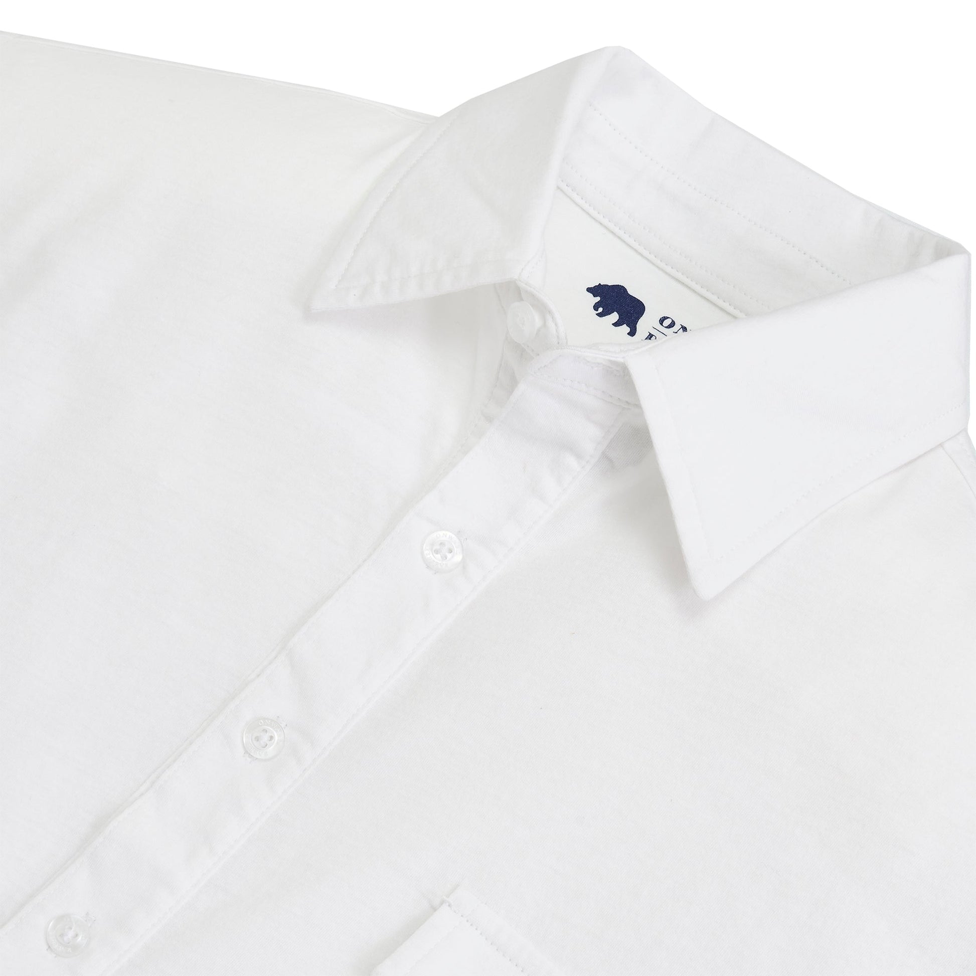 Onward Reserve Old School Long Sleeve Polo - White
