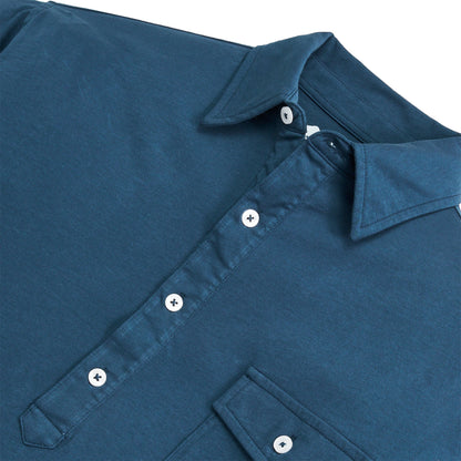 Onward Reserve Old School Long Sleeve Polo - Titan