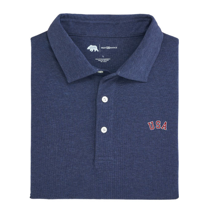 Onward Reserve USA Solid Icon Polo - Naval Academy