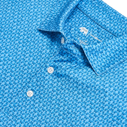 Onward Reserve Caddie Printed Performance Polo - Open Air