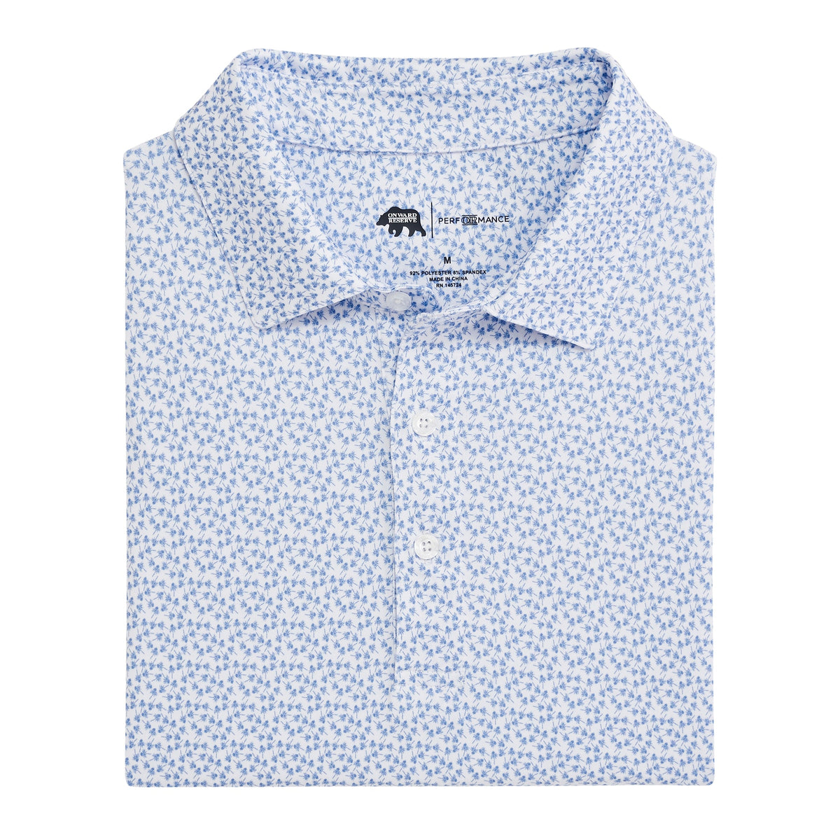 Onward Reserve Thistle Printed Performance Polo - Daybreak