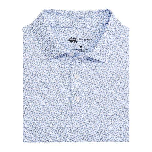 Onward Reserve Thistle Printed Performance Polo - Daybreak