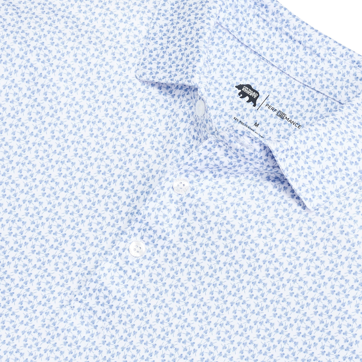 Onward Reserve Thistle Printed Performance Polo - Daybreak