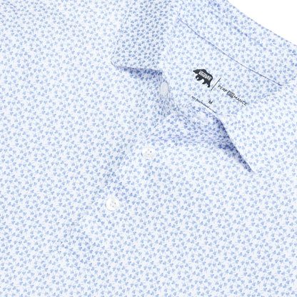 Onward Reserve Thistle Printed Performance Polo - Daybreak