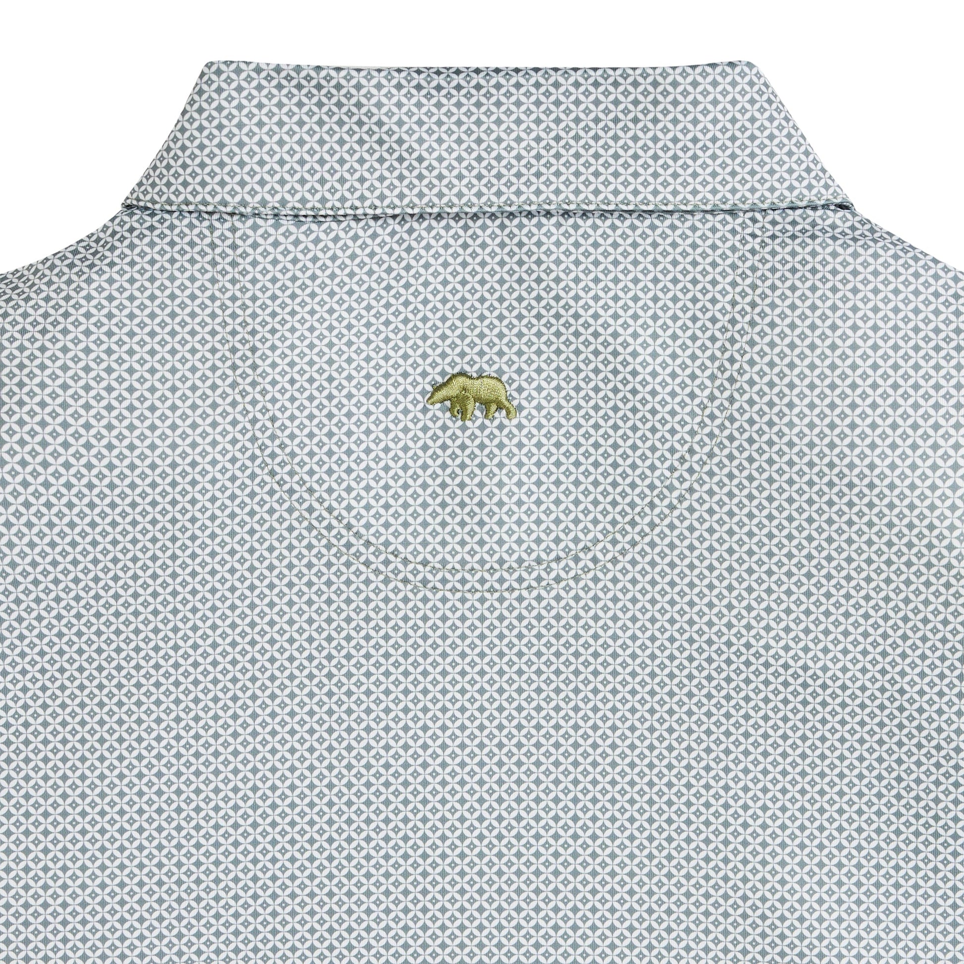 Onward Reserve Scope Printed Performance Polo - Dark Forest
