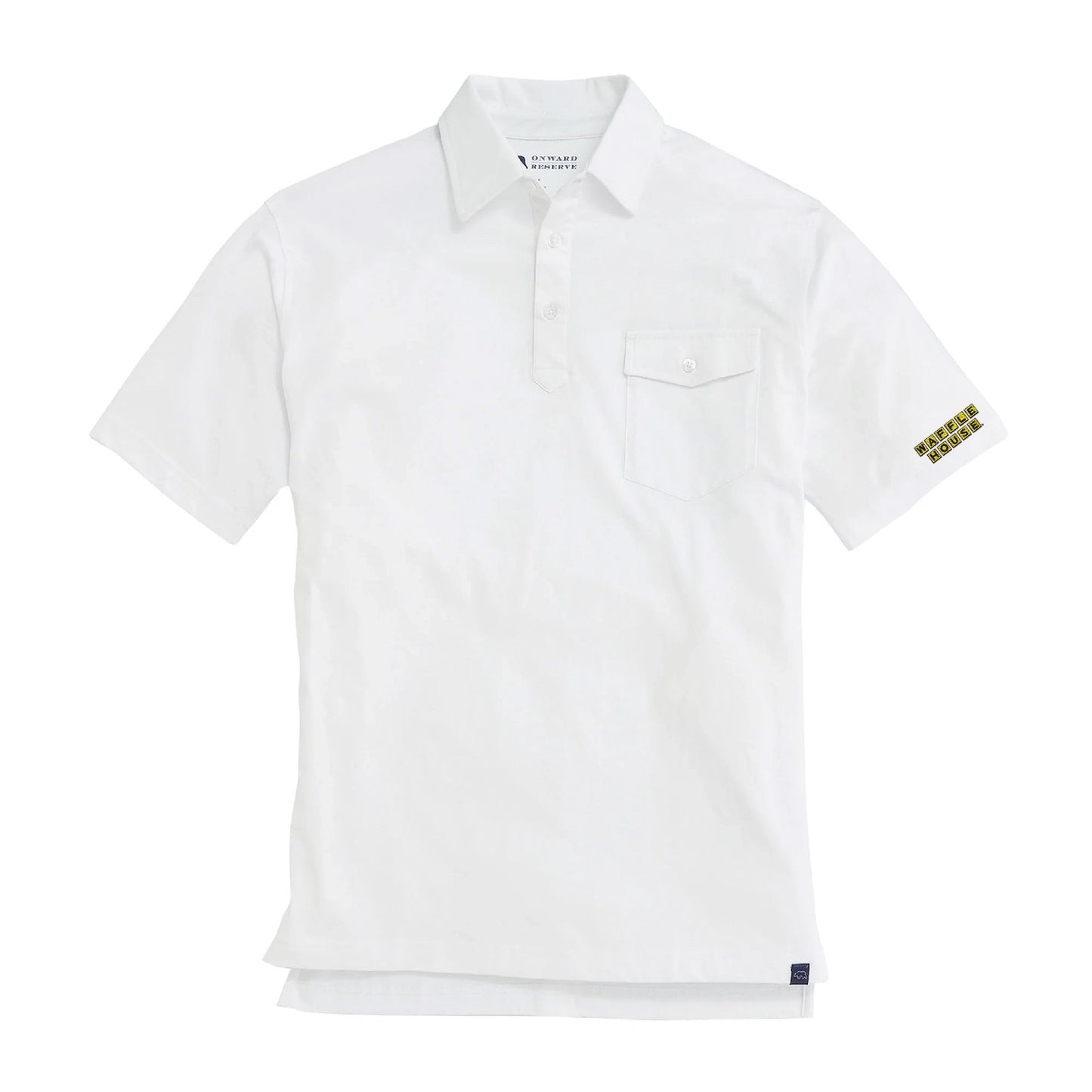 Onward Reserve Waffle House Old School Polo - White