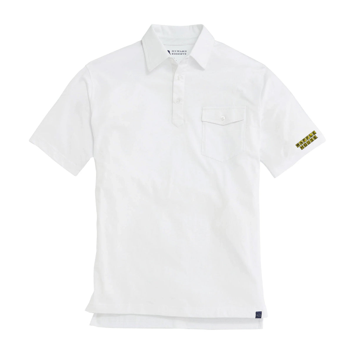 Onward Reserve Waffle House Old School Polo - White