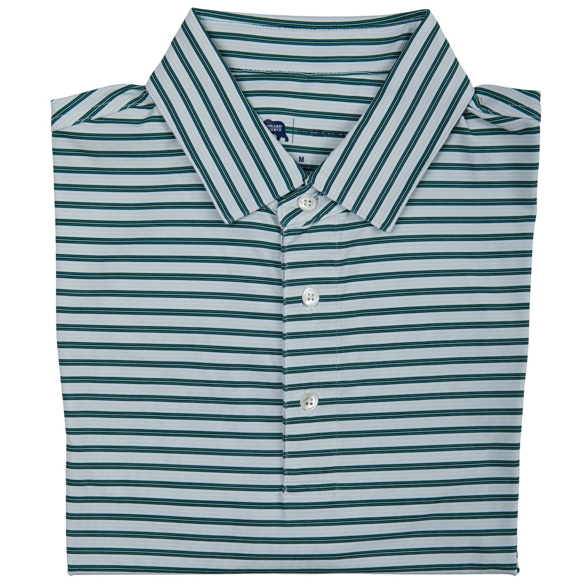 Onward Reserve Wedge Stripe Performance Polo - Daybreak