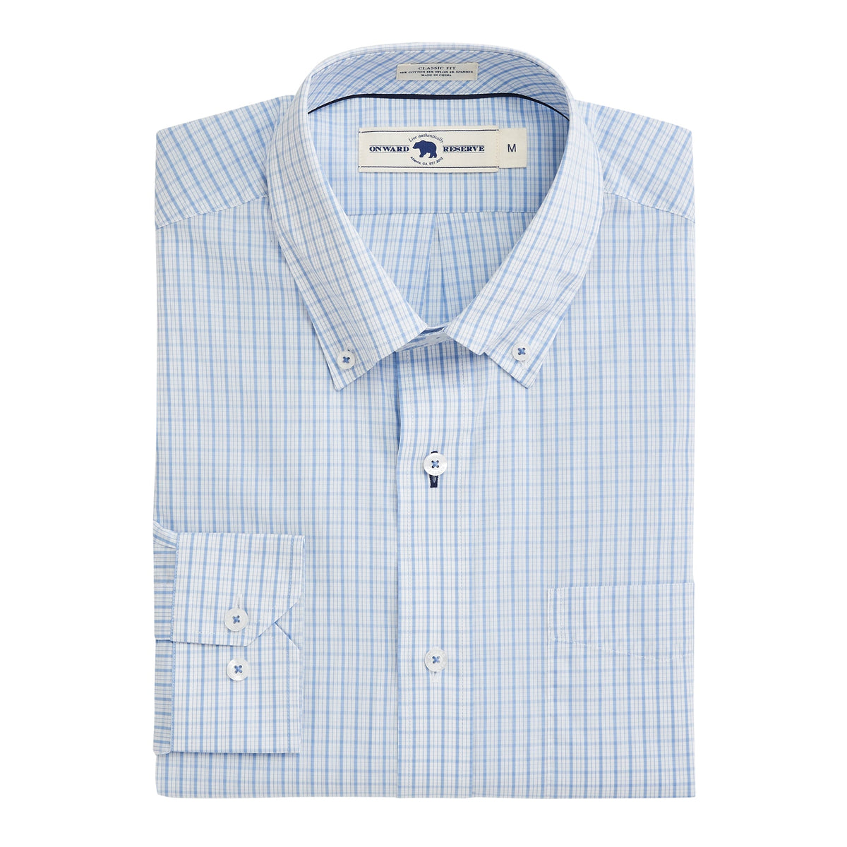 Onward Reserve Hilton Classic Fit Quad Button Down