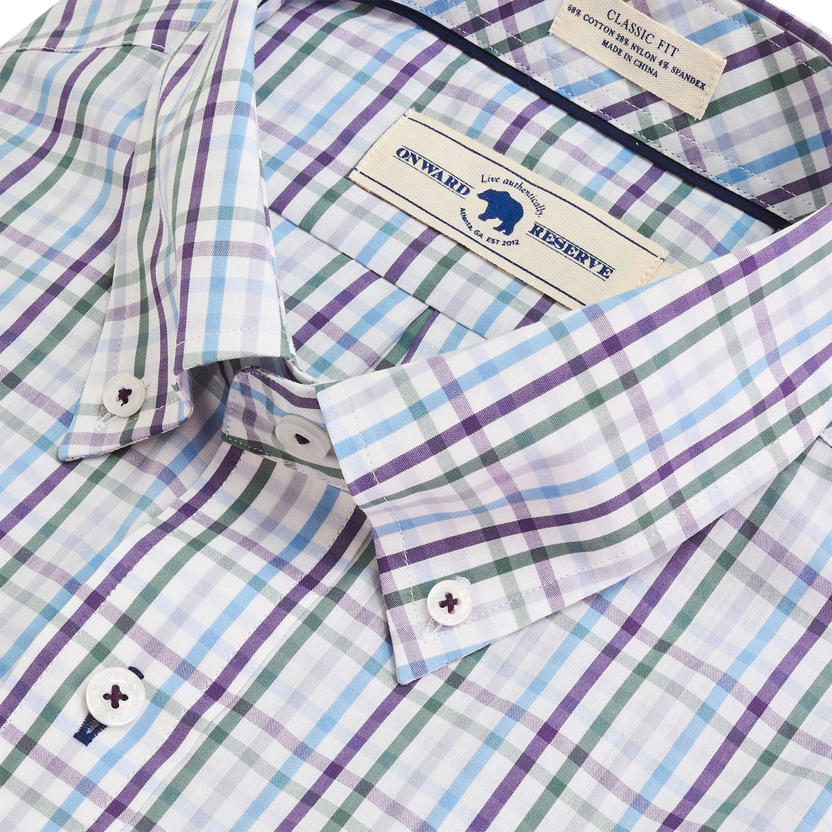 Onward Reserve Torridon Classic Fit Quad Button Down