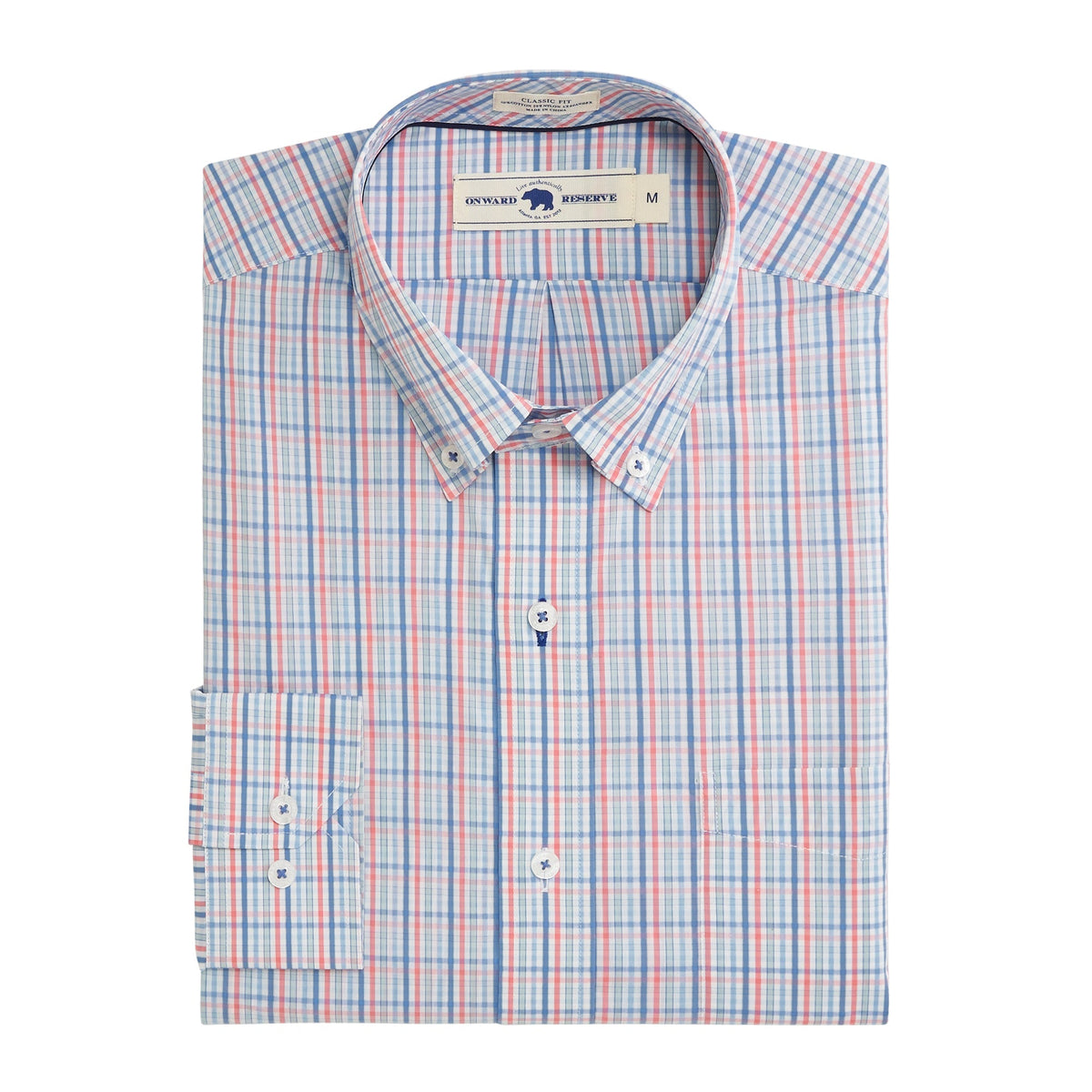 Onward Reserve Rabun Classic Fit Quad Button Down