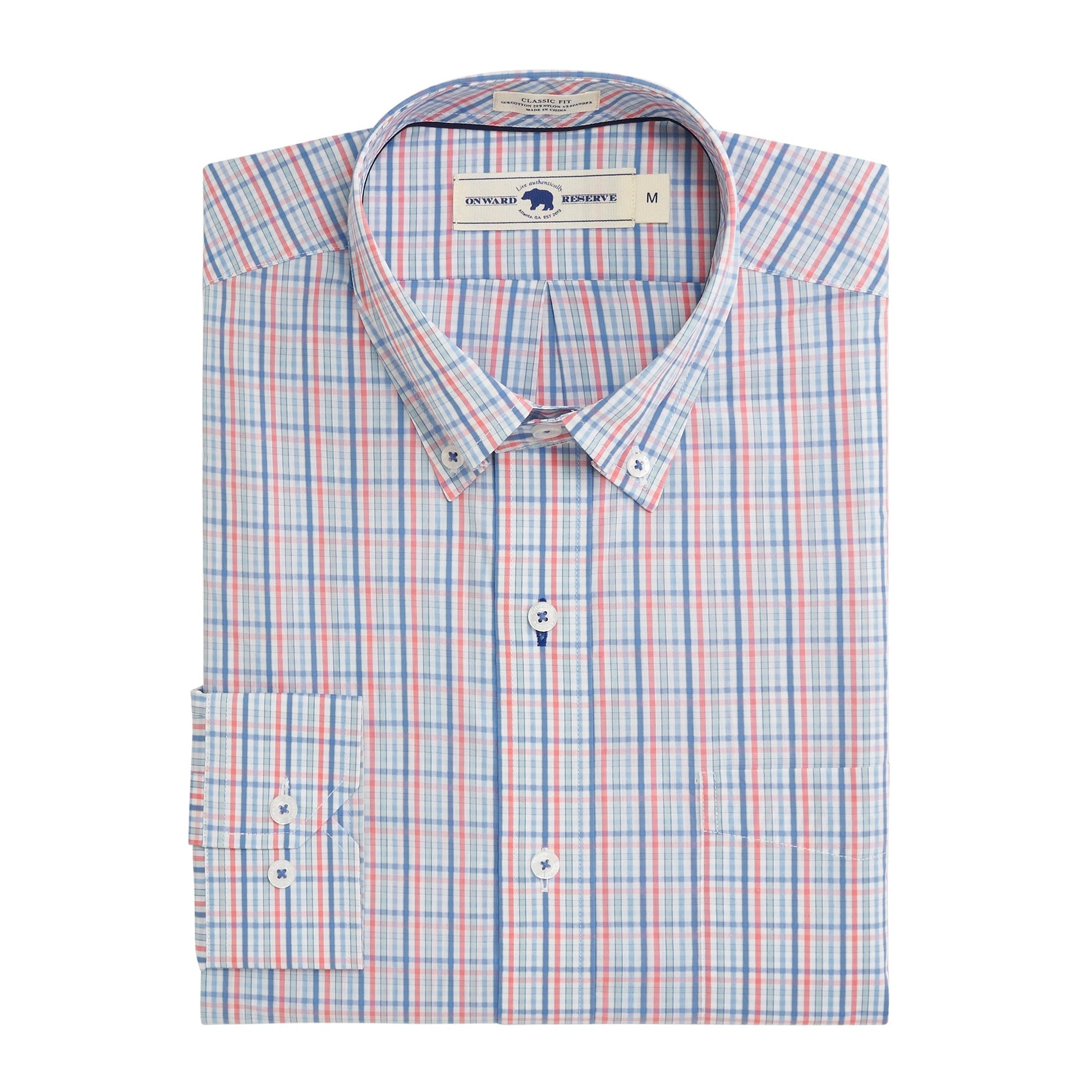 Onward Reserve Rabun Classic Fit Quad Button Down
