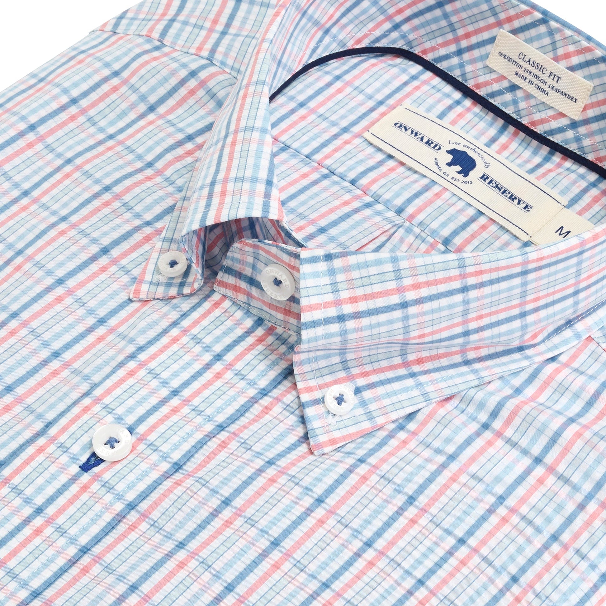 Onward Reserve Rabun Classic Fit Quad Button Down