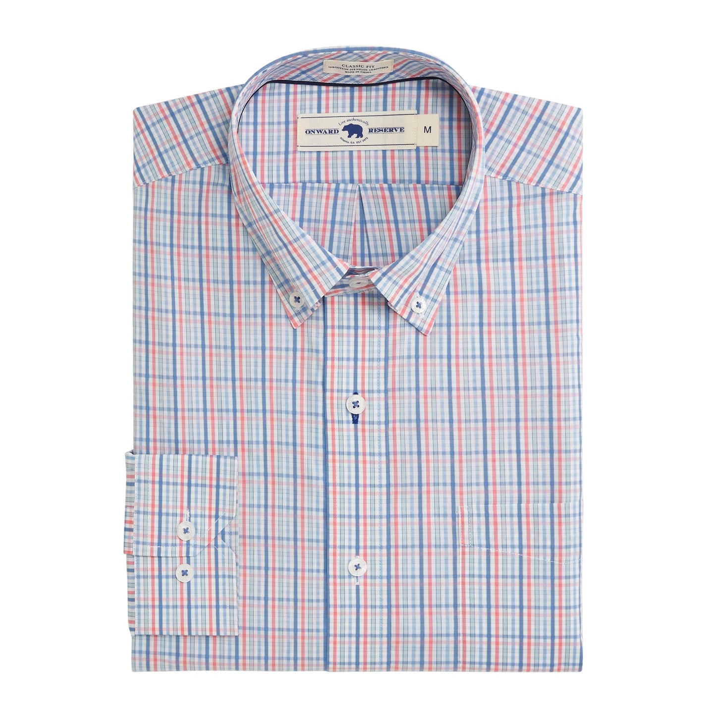 Onward Reserve Rabun Classic Fit Quad Button Down