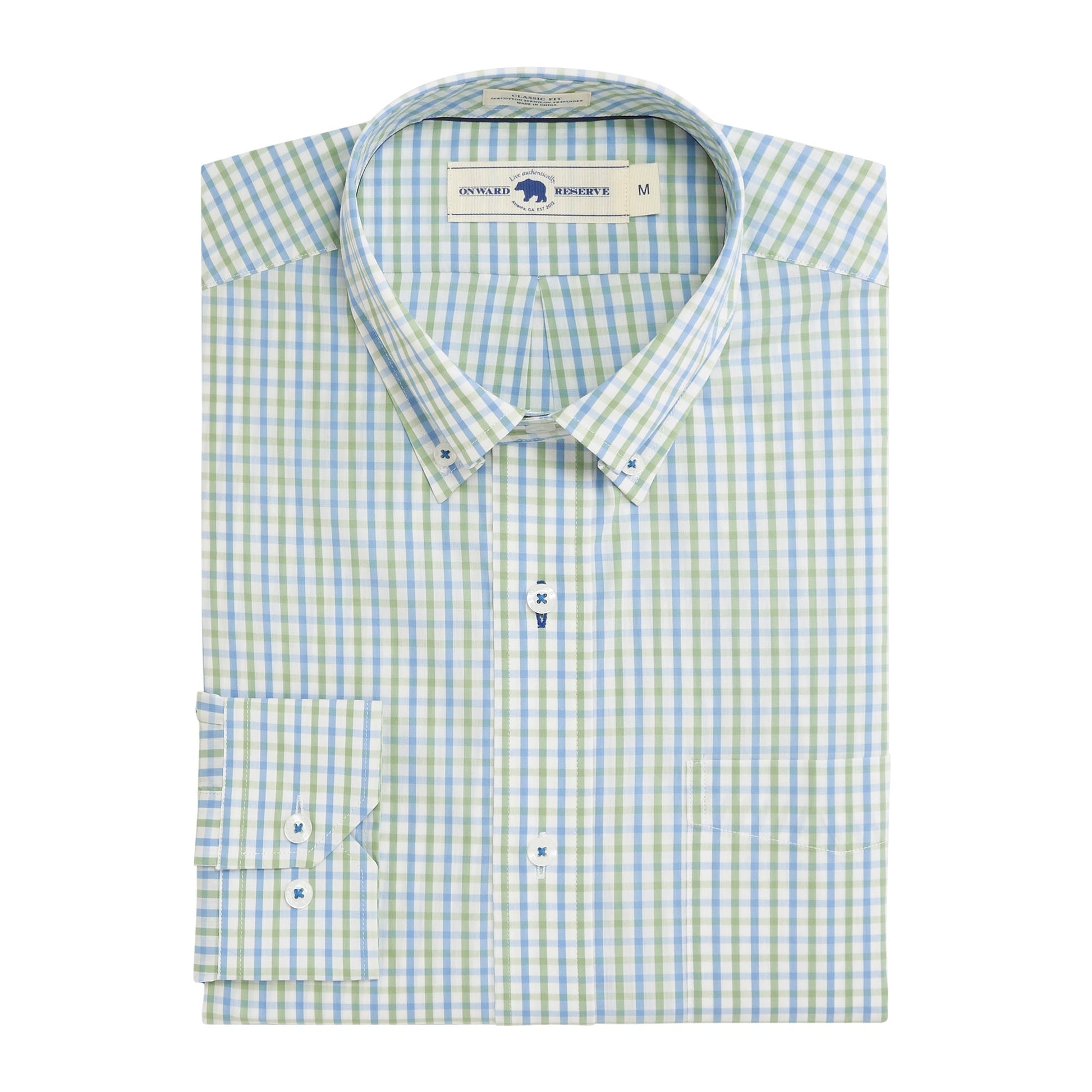 Onward Reserve Sinclair Classic Fit Quad Button Down